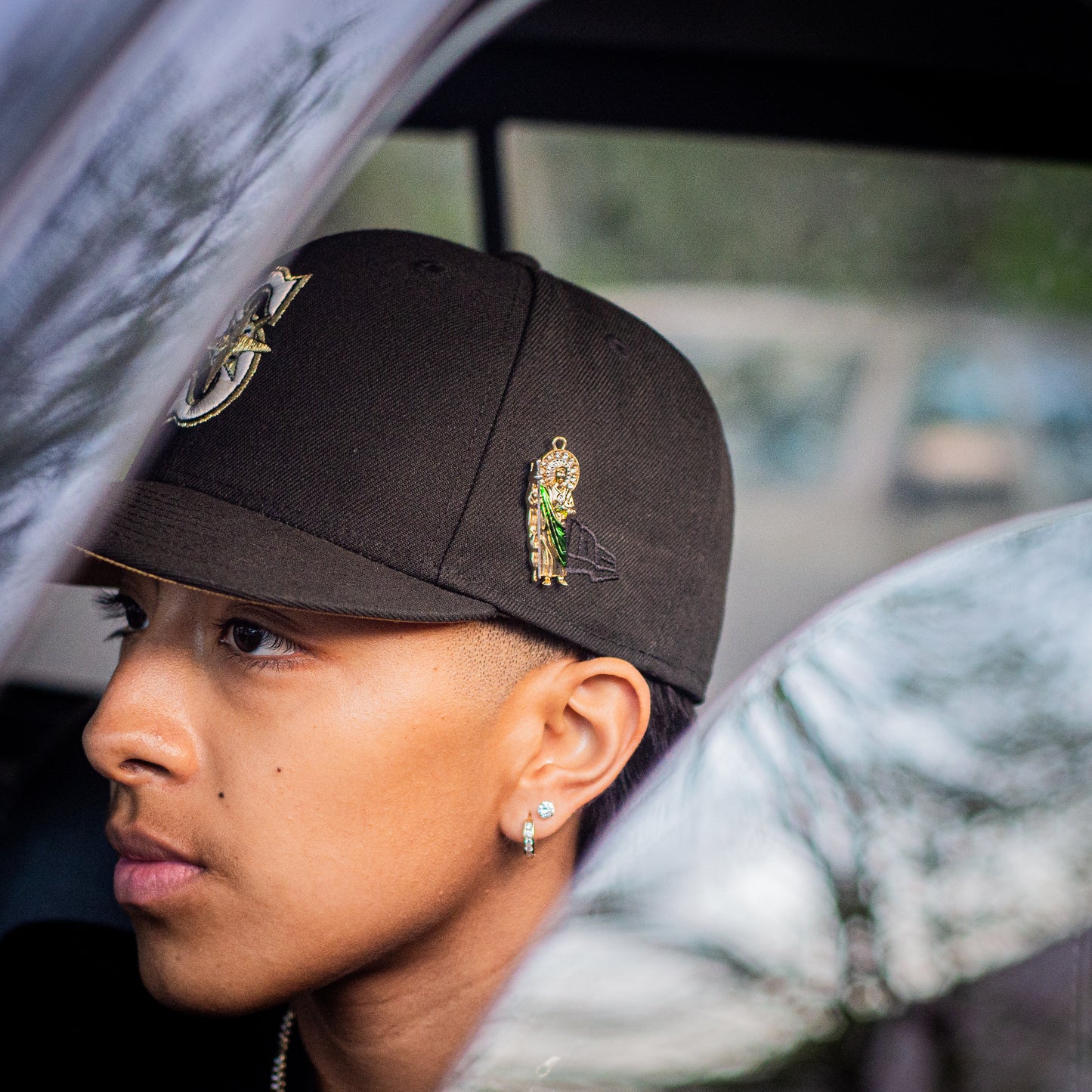 San Juditas Hat Pin