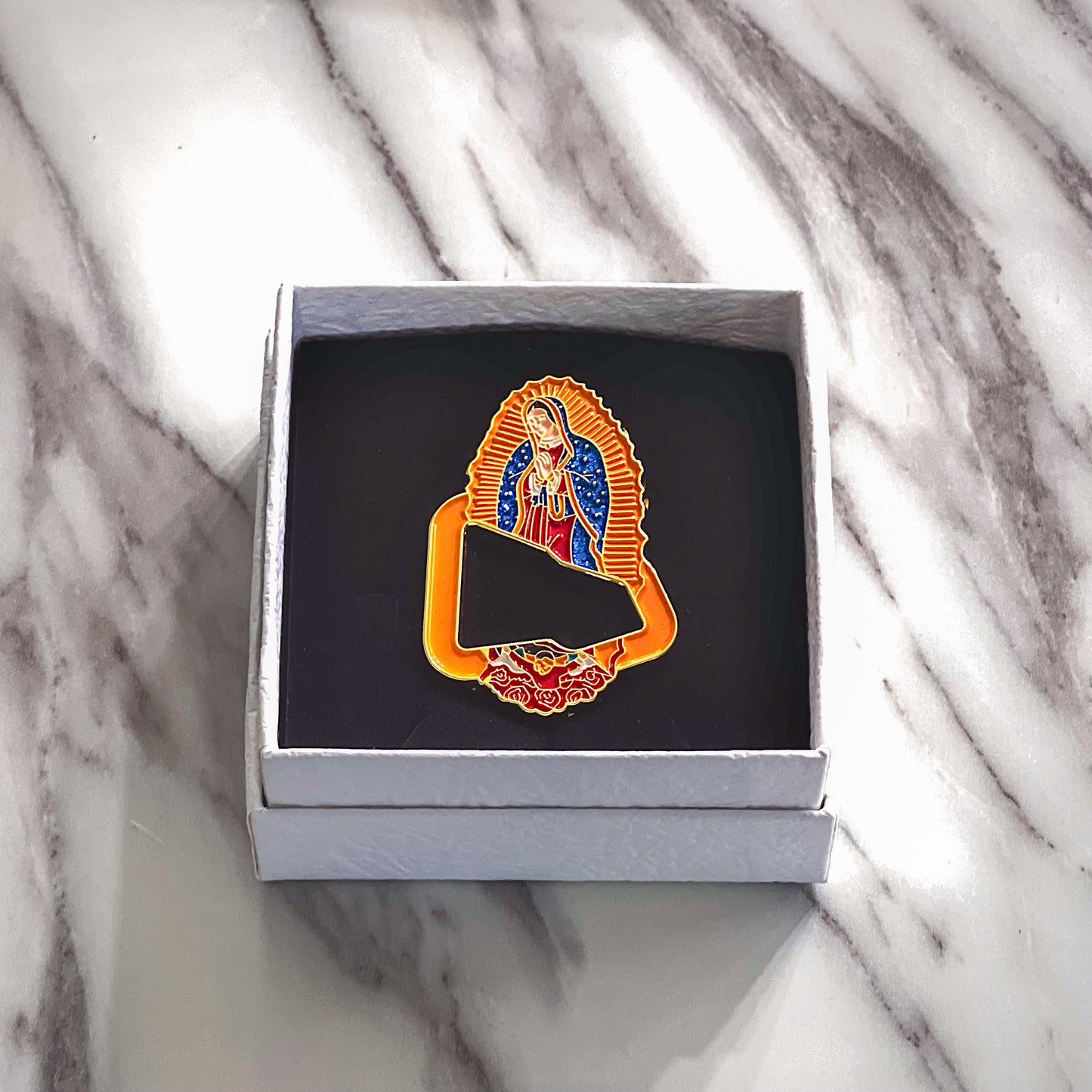 Virgen Maria Hat Pin (New Era Style)